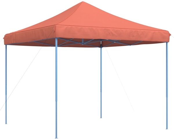 vidaXL Pop-Up Partyzelt, faltbar, Stahl / PE, Terrakotta, ohne Seitenteile, 315 x 292 x 292 cm Bild 4