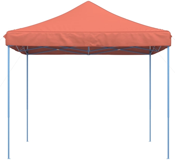 vidaXL Pop-Up Partyzelt, faltbar, Stahl / PE, Terrakotta, ohne Seitenteile, 315 x 292 x 292 cm Bild 2