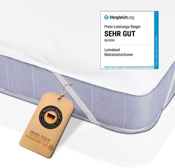 Matratzenschoner Wasserundurchlässige Matratzenauflage Lumaland