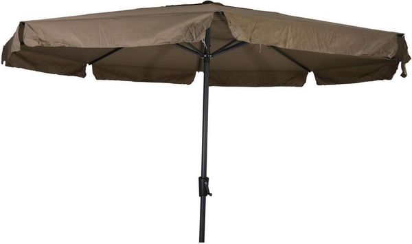 Lesli Living Sonnenschirm Lesli Living Sonnenschirm "Libra Taupe" Ø 3,5 m mit UV-Schutz 30+