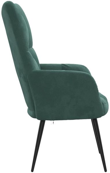 vidaXL Relaxsessel Dunkelgrün Samt [328075] Bild 5