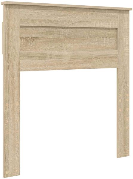 vidaXL Bettrahmen mit Kopfteil Sonoma-Eiche 90 x 190 cm Holzwerkstoff 3410029 Bild 6