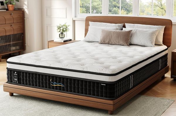 Boxspringmatratze hoher Komfort (26 cm) mit HR-Kaltschaum, Blue Latex & hypoallergen, Patbrela
