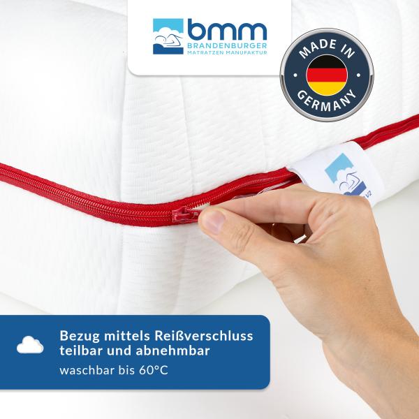 BMM 'Klassik 19' 7-Zonen-Kaltschaum-Matratze, 90x210 cm, H5 Bild 6