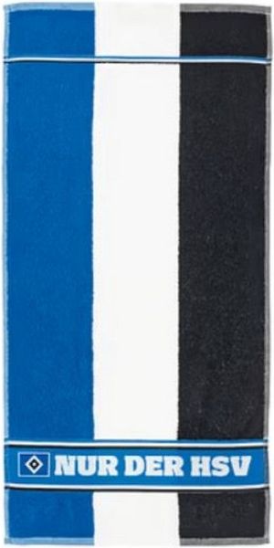 HSV Handtuch Set Hamburger SV Badetuch HSV Saunatuch Blockstreifen GOTS, Frottee (1-St)