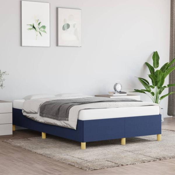 Bettgestell Blau 120x200 cm Stoff [347155]
