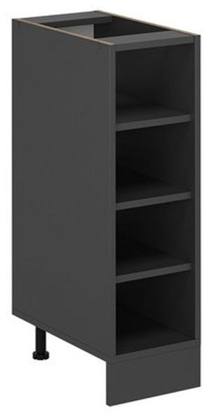 Küchenregal R-Line Anthrazit 25 cm ohne Arbeitsplatte Vicco Bild 4