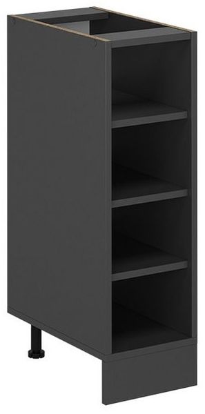 Küchenregal R-Line Anthrazit 25 cm ohne Arbeitsplatte Vicco Bild 5