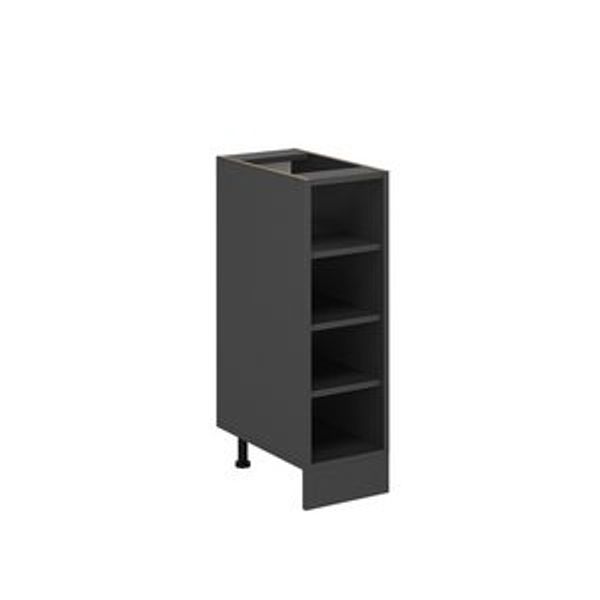 Küchenregal R-Line Anthrazit 25 cm ohne Arbeitsplatte Vicco Bild 6