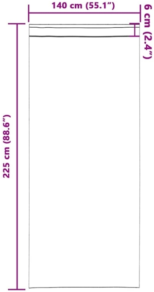 vidaXL Samtvorhänge mit Vorhängen 2 pcs Weinrot 225 x 140 cm Samt 4107680 Bild 8