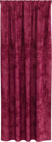 vidaXL Samtvorhänge mit Vorhängen 2 pcs Weinrot 225 x 140 cm Samt 4107680 Bild 3