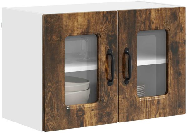 vidaXL Geschirrspülerfront Kalmar 2 pcs Geräucherte Eiche 884625 Bild 3