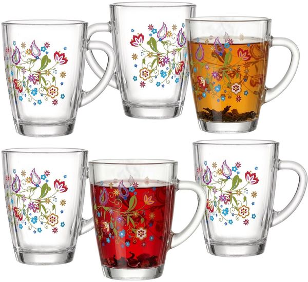 Ritzenhoff & Breker Teeglas Shanti, 6-tlg, Glas, hitzebeständig, je 380 ml