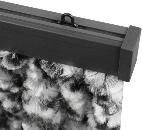 Flauschvorhang in Sondergröße - Türvorhang Breite: 140cm - Länge: 300cm, Braun Bild 6