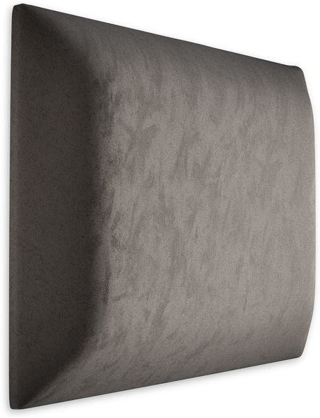 Muralo Samt Wandkissen Stoff Polsterpaneel Schlafzimmer Wohnzimmer Bett Wandpolster Bettkopfteil Lendekissen Modern Luxus Gepolstert Polster Paneel (Graphit, 40x40 cm)