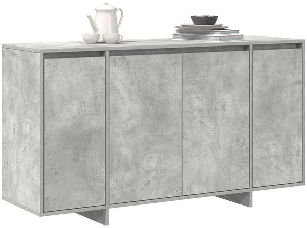 vidaXL Sideboard Beton Grau 135 x 41 x 75 cm Holzwerkstoff 3333889 Bild 3
