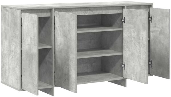 vidaXL Sideboard Beton Grau 135 x 41 x 75 cm Holzwerkstoff 3333889 Bild 5
