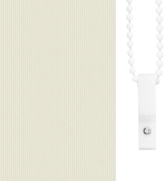 vidaXL Verdunkelungsrollo Cremeweiß 70x230cm Stoffbreite 65,7 cm 4011720 Bild 10