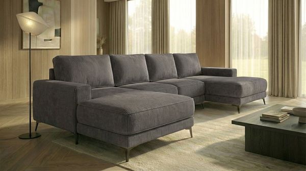 A&J MöbelLand GmbH Ecksofa VIENA, FABIO, VALTOR, MODENA mit Schlaffunktion, Bonellfederkern, Viele Varianten zur Auswahl – wählen Sie Farbe!, TOP ANGEBOT!