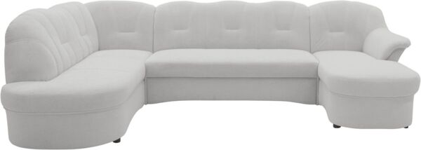 DOMO collection Wohnlandschaft Flores auch in Leder-Bezug, B/T/H: 293/180/86 cm, U-Form, 3 Teile, wahlw. mit Bettfunktion, wahlw. mit Federkern, Unser Dauertiefpreis
