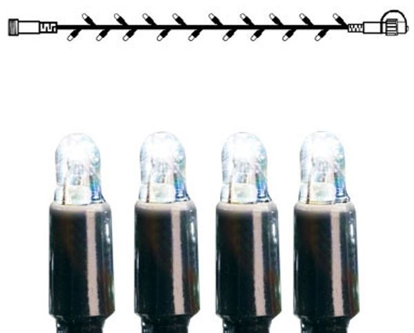 System LED "LED-Lichterkette 5m" 50 LEDs kaltweiß, IP44