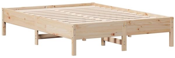 vidaXL Massivholzbett ohne Matratze 120x190 cm Kiefernholz 842722 Bild 2