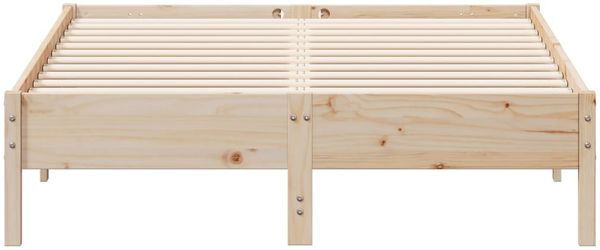 vidaXL Massivholzbett ohne Matratze 120x190 cm Kiefernholz 842722 Bild 4