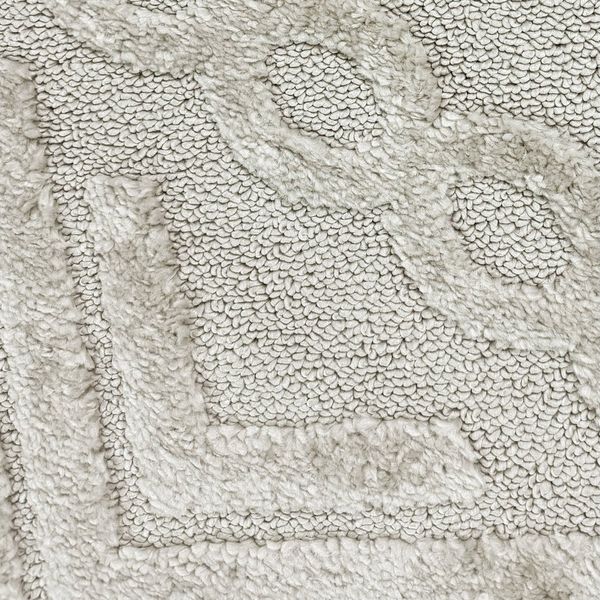 Carpetia Teppich Teppich Hochflor im Bohostyle Rauten- und Kreismuster in Beige, rechteckig