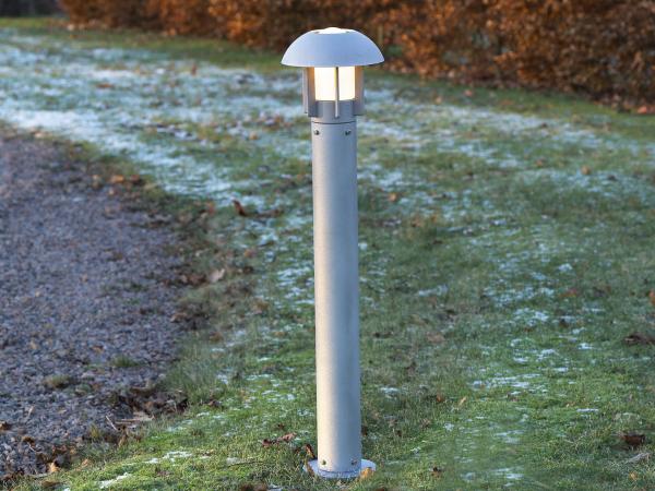 KONSTSMIDE Heimdal Wegeleuchte silber grau 24x102x24cm Bild 3