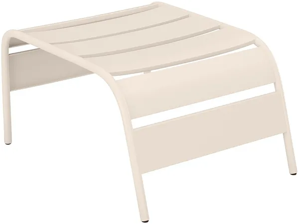 Vente-unique - MIRMANDE Gartensitzgruppe Metall Beige - B 61,5 cm x H 33 cm x L 50 cm