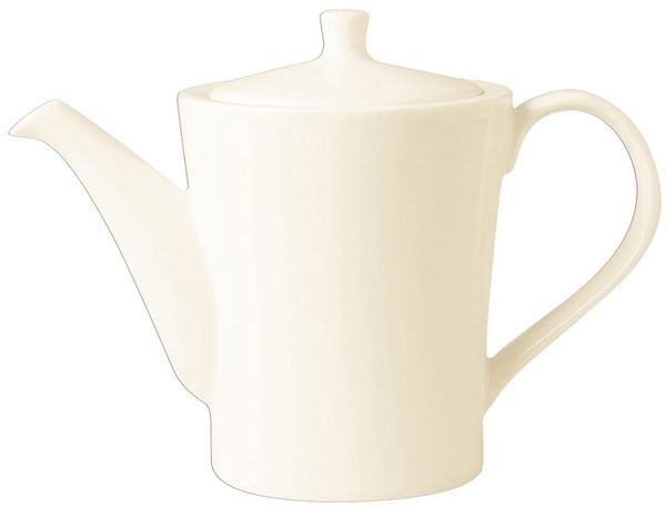 RAK Porcelain Fine Dine Ivoris white Kaffeekanne & Deckel Ø 8.7 cm / Ht. 11.8 cm / Cont. 35 cl