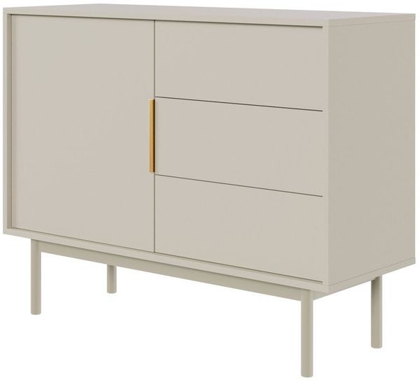 Selsey Sideboard VIVIARO, 1-türig mit 3 Schubladen, 104 cm