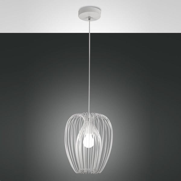 Fabas Luce 3677-40-102 Pendelleuchte Camp 25cm weiss E27