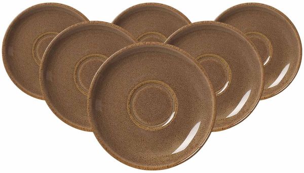 Ritzenhoff & Breker Sahara Espressountertasse ø 11,5 cm 6er Set - Hellbraun