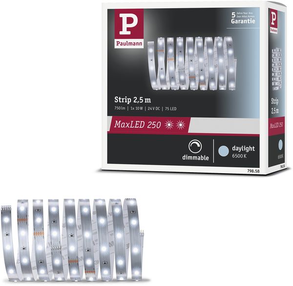 Paulmann No. 79858 MaxLED 250 Basisset unbeschichtet 2,5m Tageslichtweiß IP20 Bild 6