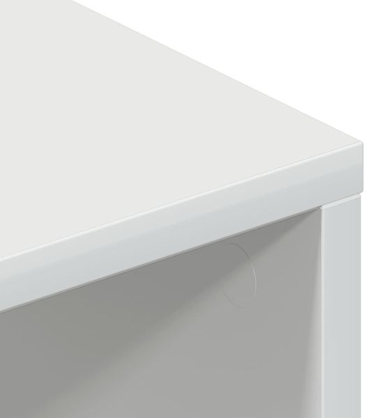 vidaXL TV-Schrank Hochglanz-Weiß 100x40x40 cm Holzwerkstoff 861118 Bild 8