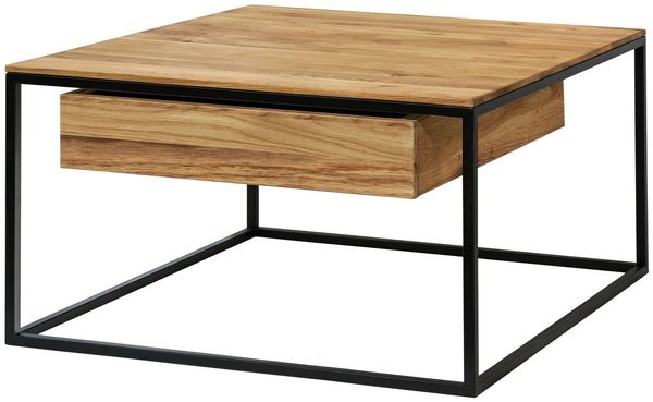 Couchtisch Patrick 2 / Patrica 2, Holzfarben, 70 x 42 x 70 cm