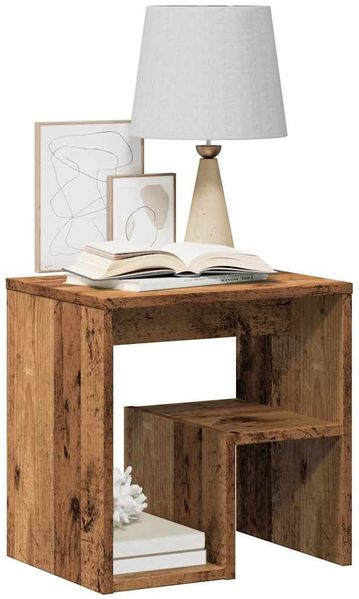 vidaXL Nachttisch Altholz-Optik 40x30x40 cm Holzwerkstoff 856526
