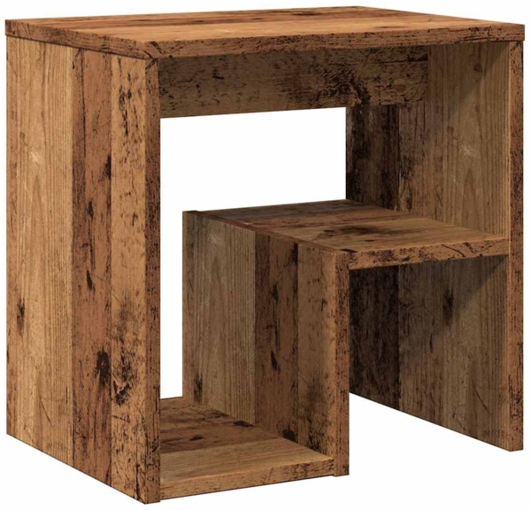 vidaXL Nachttisch Altholz-Optik 40x30x40 cm Holzwerkstoff 856526