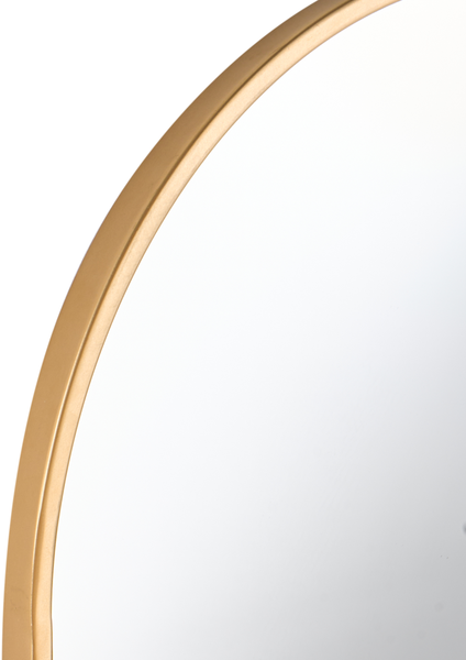 Wandspiegel AZEVILLE 46 cm 122 cm Metall Gold Bild 5