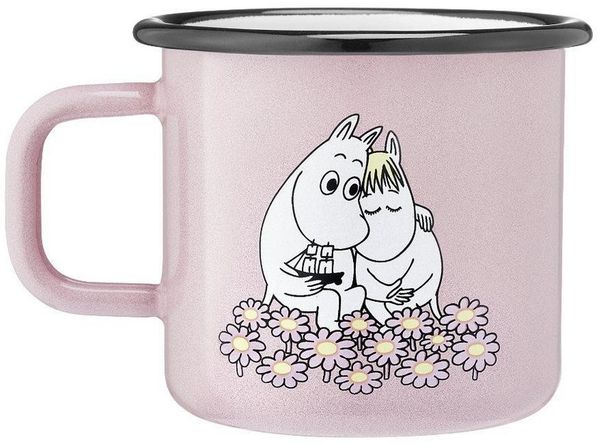 Muurla Kinderbecher Tasse Mumins Together Rosa (370 ml)