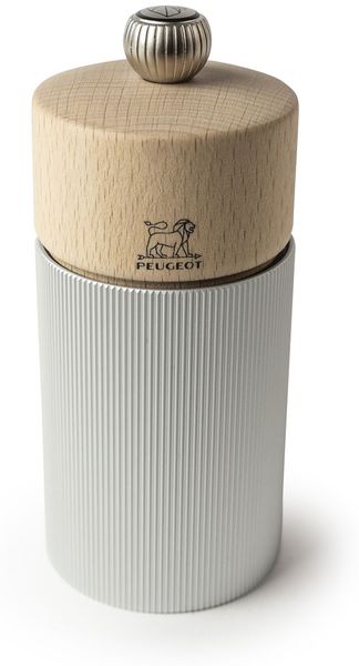 Peugeot Line Salzmühle Aluminium natur 12 cm