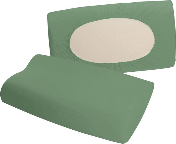 Erwin Müller Kissenbezug Nackenstützkissen-Spannbezug "Freising", Elasthan-Jersey-Stretch Uni