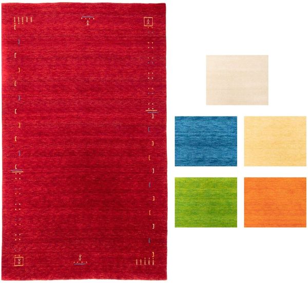 Gabbeh Teppich - Indus »Fenth« 200 x 140 cm - gold Bild 6