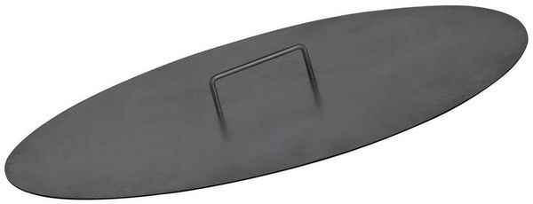 BBQ-Toro Feuerschalen-Deckel Feuerschalen Deckel für Ø 80 cm Feuerschalen, Schwarz, Abdeckung, (1-tlg), Hitzebeständig