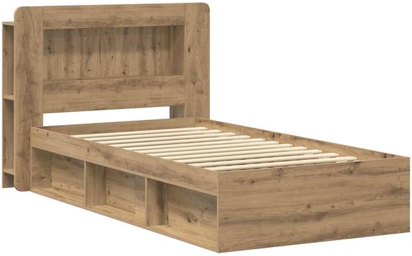 vidaXL Bettgestell mit Stauraum Artisan-Eiche 100 x 200 cm 3433446 Bild 3