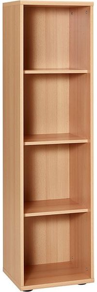 Lomadox Aktenregal, Büromöbel Büro Regal Standregal Buche hell 40 x 153 x 39,5 cm