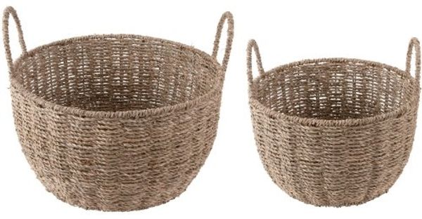 Present Time Korb-Set Save Seagrass (Medium) (2-teilig) PT4064NT