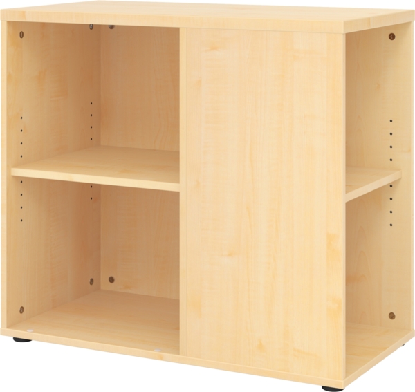 bümö Schreibtisch Schrank in Ahorn, Container Schrank Büro für Ordner & Co. - Anstell-Container Schreibtisch, Schreibtisch Kommode, Büro Schrank Möbel, Bürocontainer, Schreibtischcontainer, 1630-3