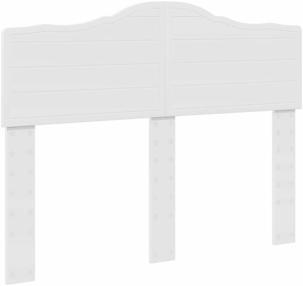 vidaXL Bettrahmen mit Kopfteil Weiß 120 x 200 cm Massives Kiefernholz 3412916 Bild 6
